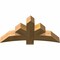 Ekena Millwork Alberta Rough Sawn Timber Gable Bracket, Western Red Cedar, 48"W x 24"H x 6"D x 6"F, 12/12 Pitch GBW048X24X0606ALB00RWR - alternate 2